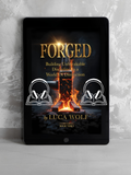 Self-improvement audiobook FORGED by Luca Wolf cover — building unbreakable discipline