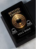 Self-improvement audiobook BEYOND EMPIRE by Luca Wolf on tablet, Empire Series Book Four