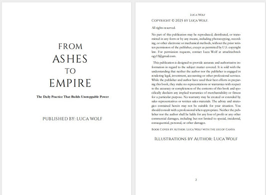 ASHES TO EMPIRE: The Daily Practice That Builds Unstoppable Power