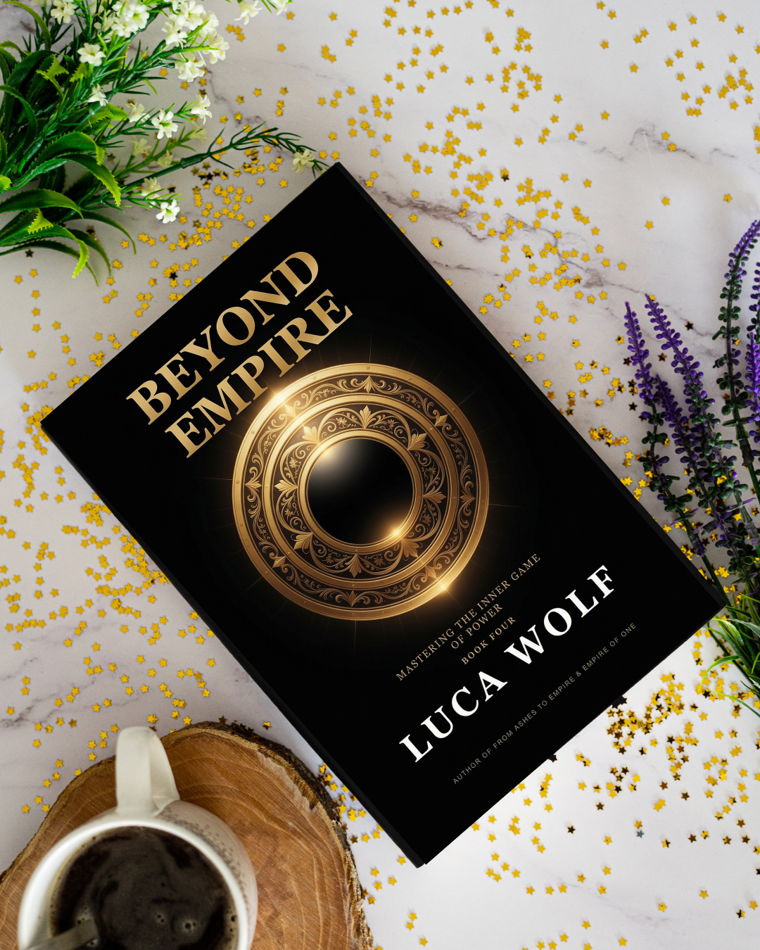Self-improvement book BEYOND EMPIRE by Luca Wolf, Empire Series Book Four, mastering the inner game of power
