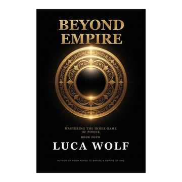 Self-improvement book BEYOND EMPIRE by Luca Wolf, Empire Series Book Four, mastering the inner game of power