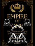 Self-Improvement Audio Book EMPIRE OF ONE cover featuring headphones and an open book on self-mastery and growth.