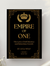 Self Improvement Book EMPIRE OF ONE cover featuring gold accents and crown, focusing on self-mastery and growth.