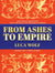 Self-improvement book From Ashes to Empire by Luca Wolf — front cover with gold ornamental design on red and blue