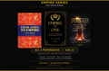 Self-improvement book bundle — all 3 Empire Series paperbacks by Luca Wolf: From Ashes to Empire, Empire of One, and FORGED